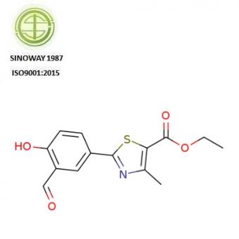 China Ethyl 2-(3-formyl-4-hydroxyphenyl)-4-methylthiazole-5 China Ethyl 2-(3-formyl-4-hydroxyphenyl)-4-methylthiazole-5